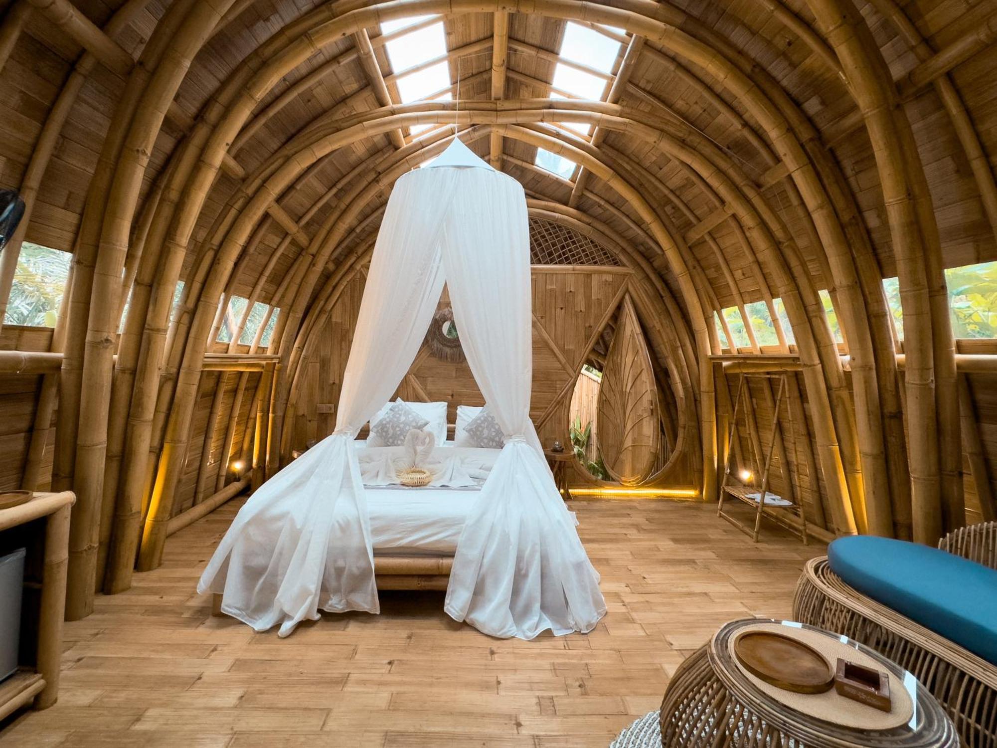 サイドメン Bamboo House - Ecobreezeヴィラ エクステリア 写真