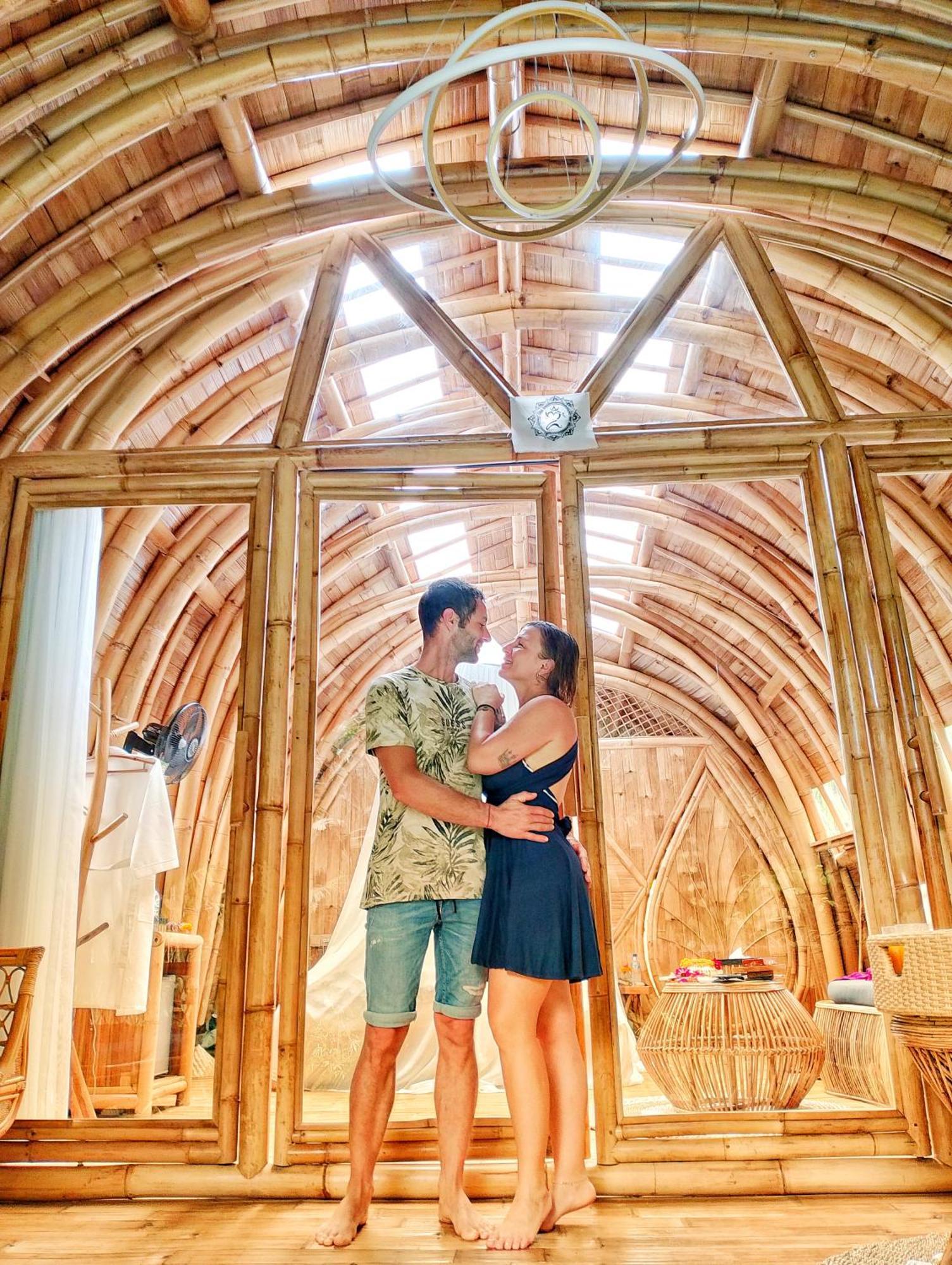 サイドメン Bamboo House - Ecobreezeヴィラ エクステリア 写真