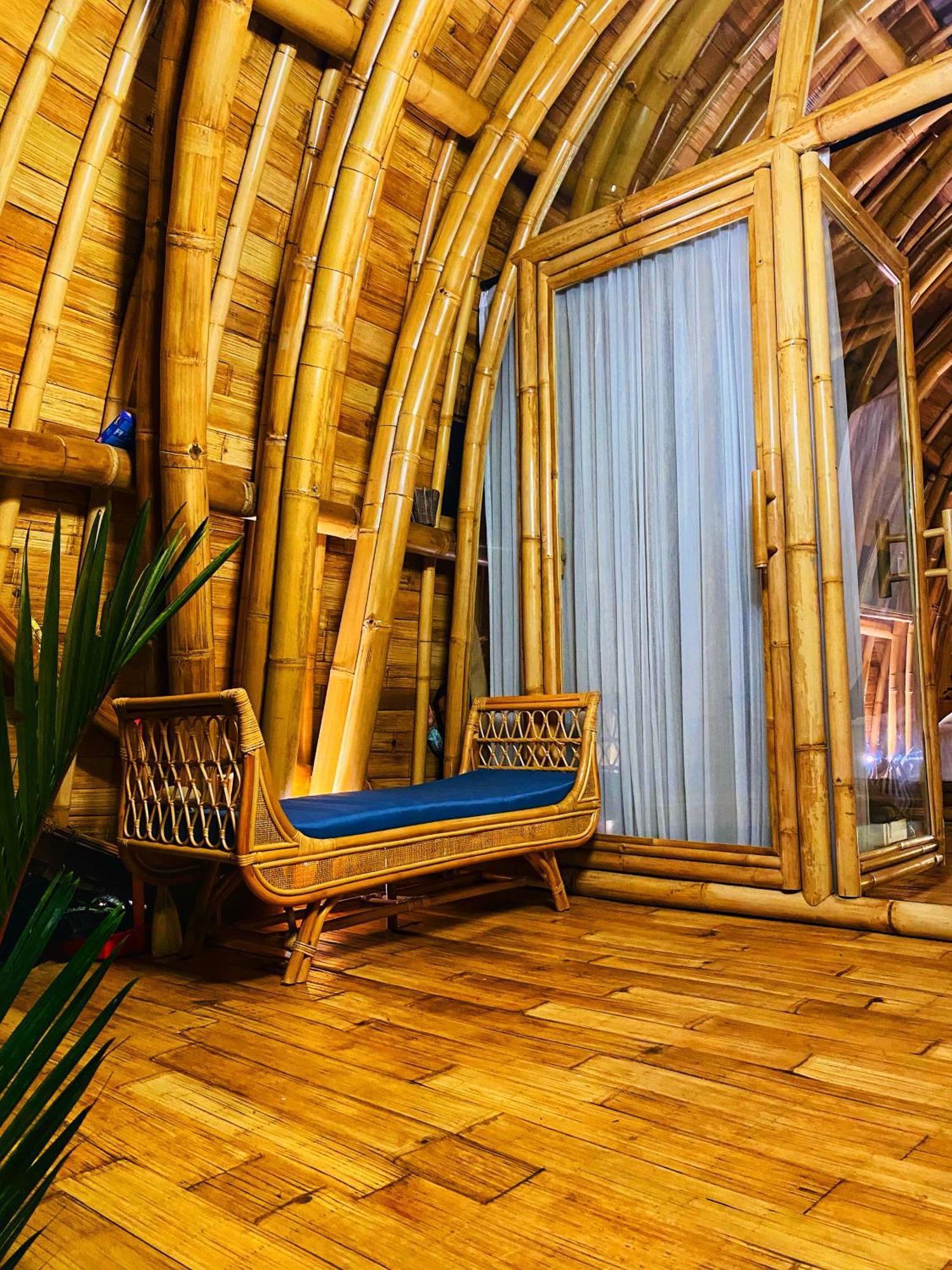 サイドメン Bamboo House - Ecobreezeヴィラ エクステリア 写真