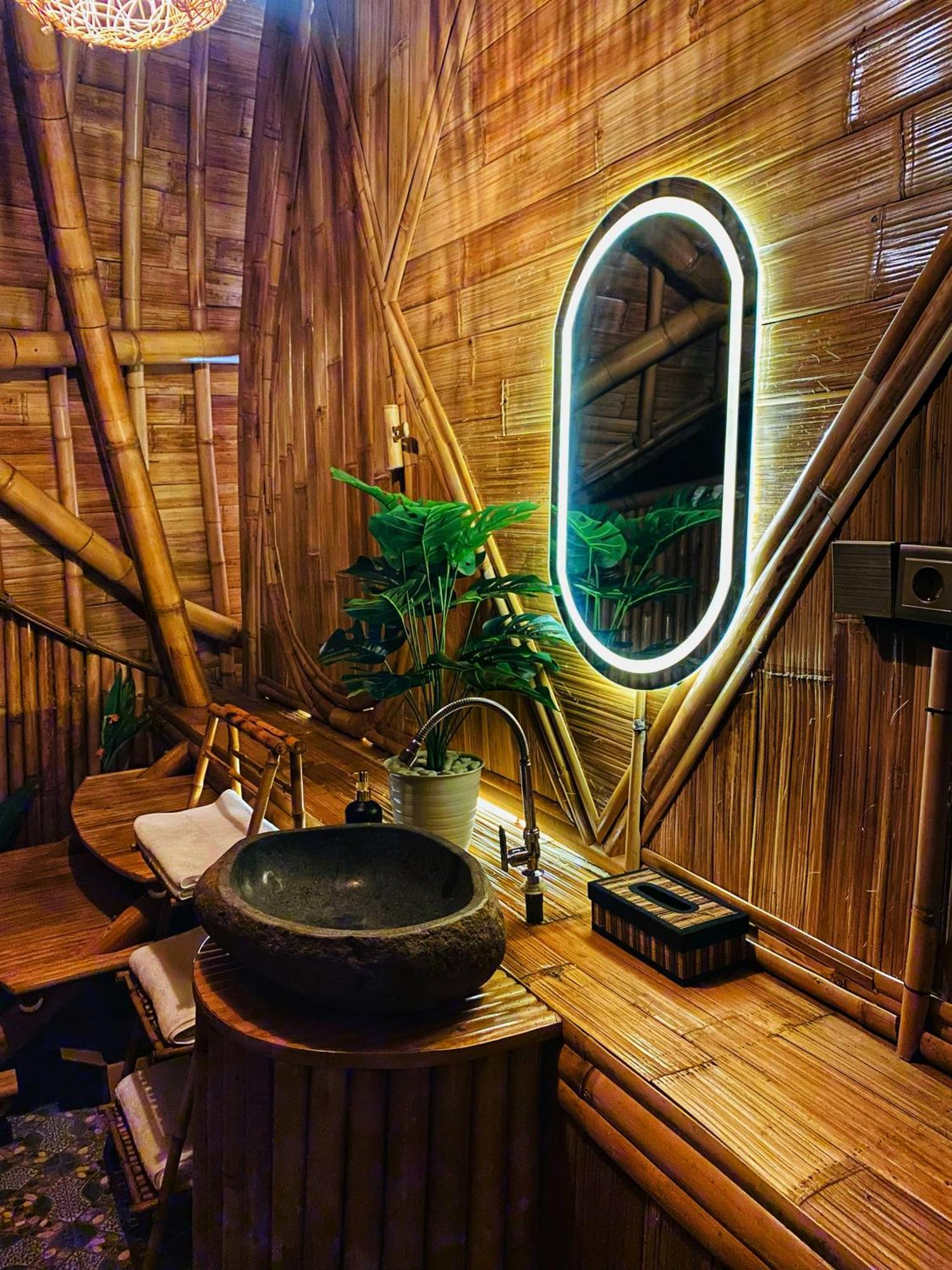 サイドメン Bamboo House - Ecobreezeヴィラ エクステリア 写真