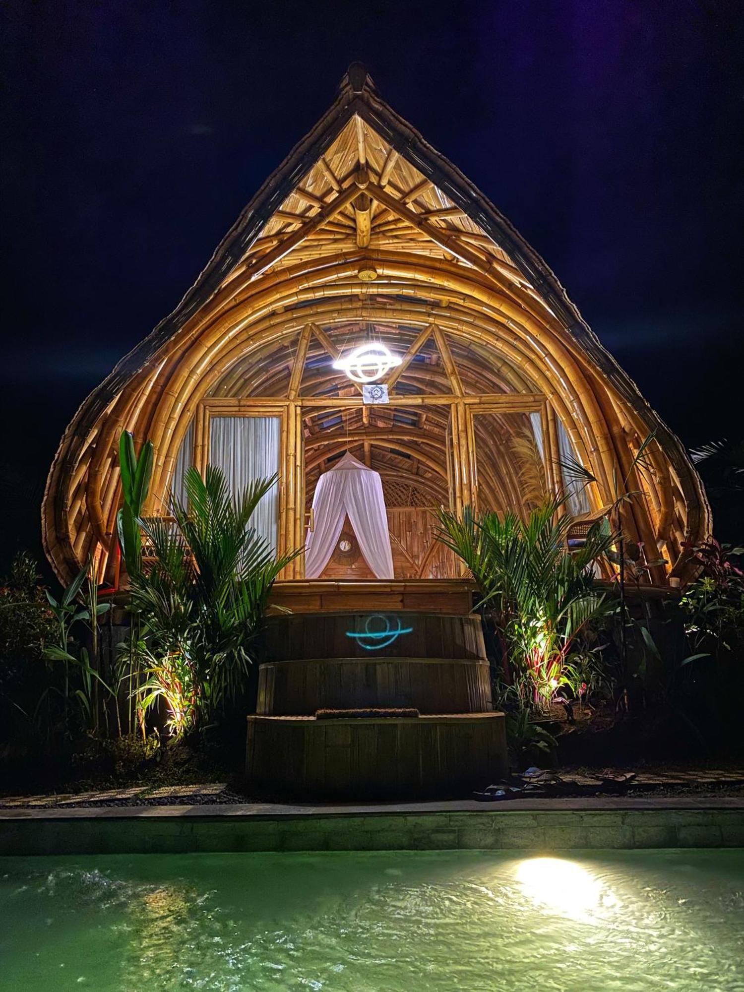 サイドメン Bamboo House - Ecobreezeヴィラ エクステリア 写真