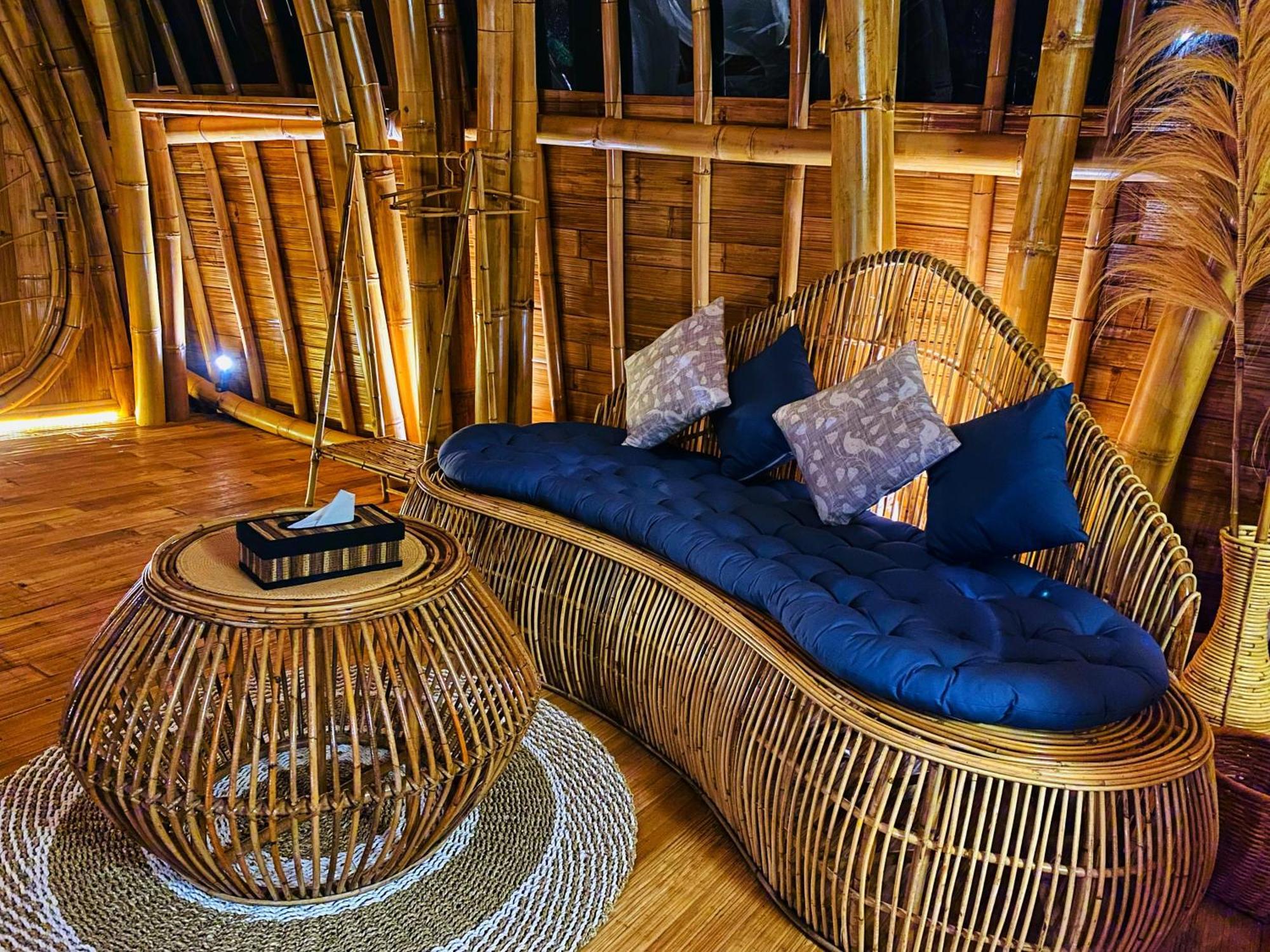 サイドメン Bamboo House - Ecobreezeヴィラ エクステリア 写真