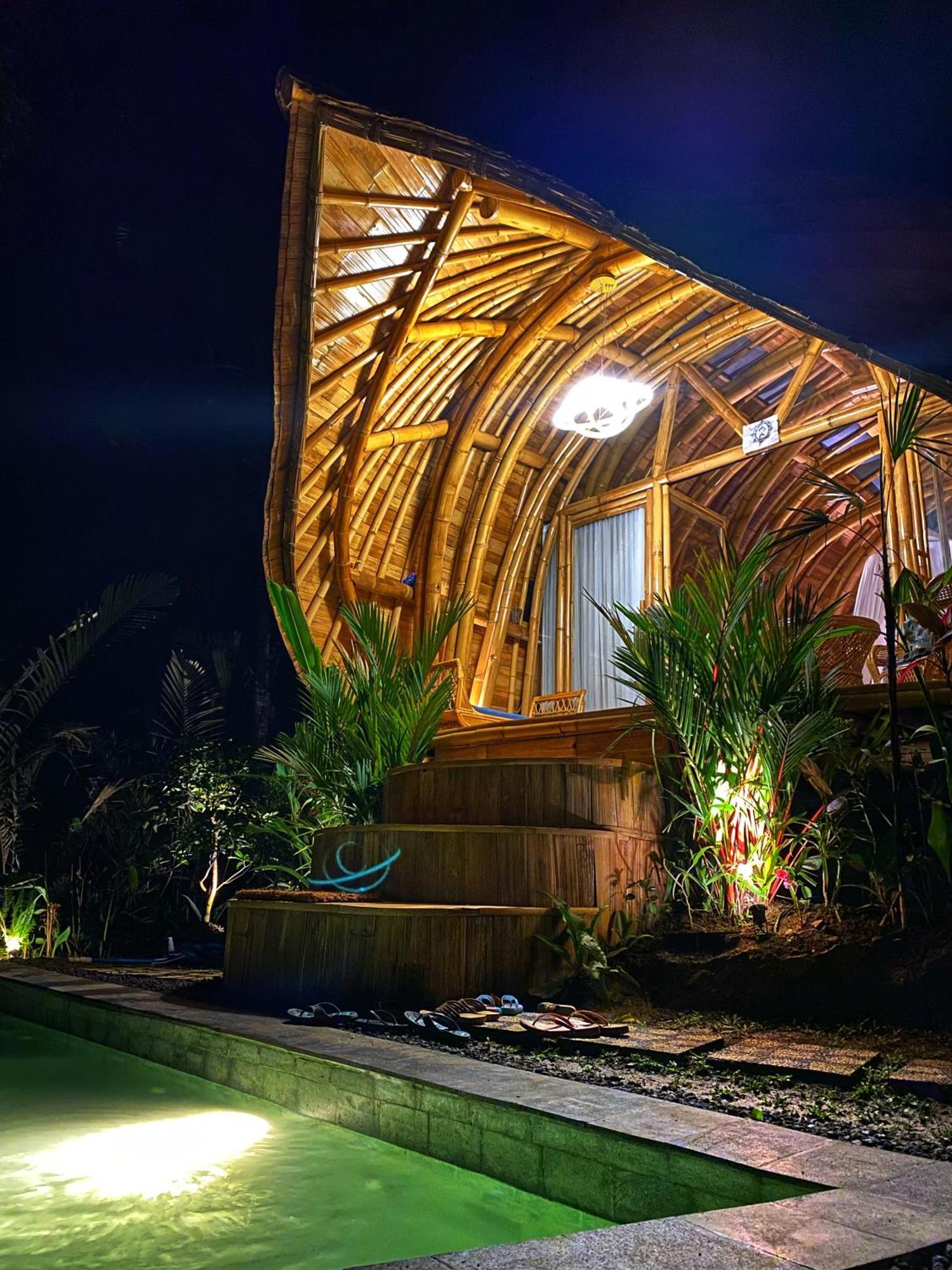 サイドメン Bamboo House - Ecobreezeヴィラ エクステリア 写真