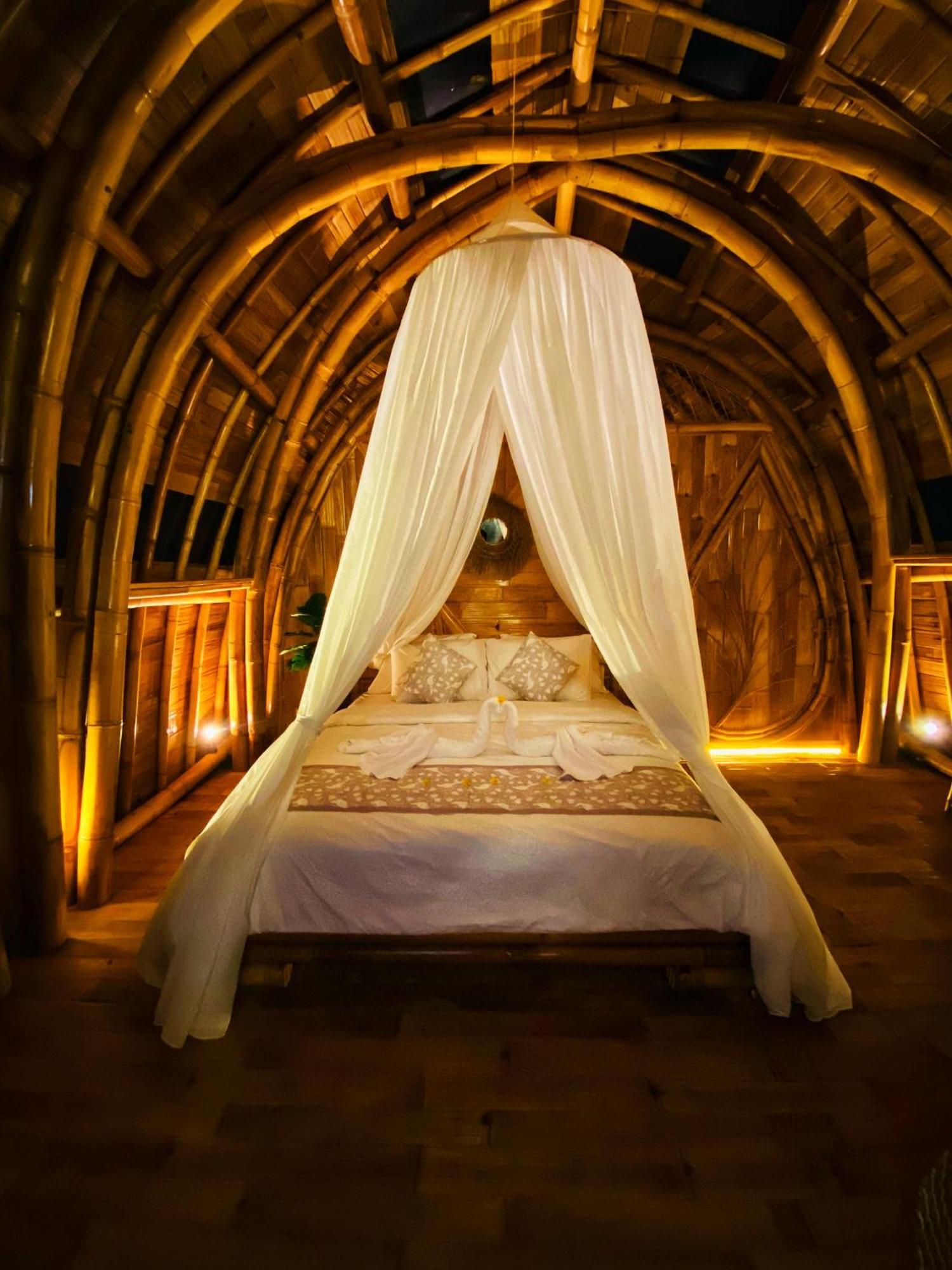サイドメン Bamboo House - Ecobreezeヴィラ エクステリア 写真