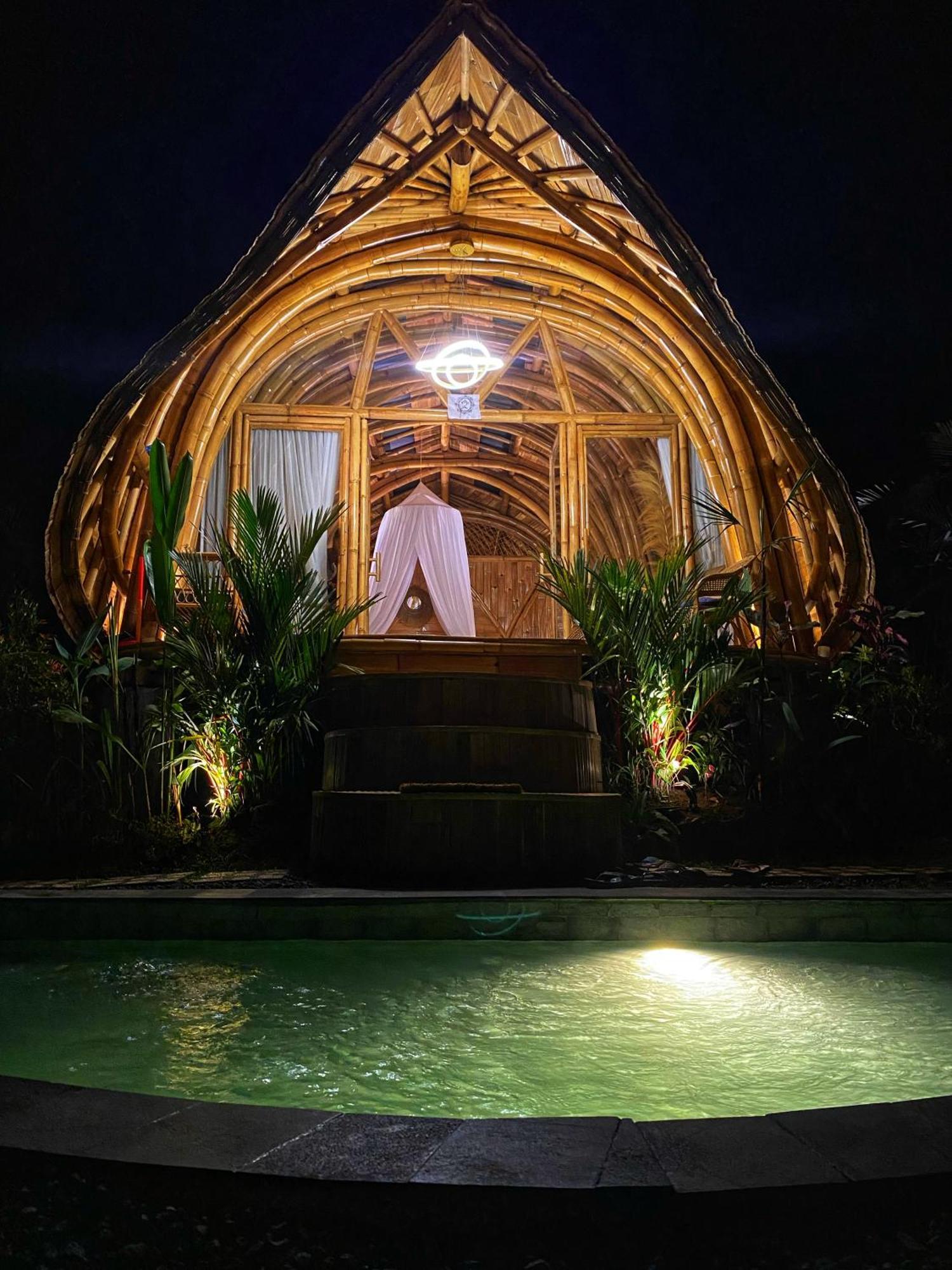 サイドメン Bamboo House - Ecobreezeヴィラ エクステリア 写真