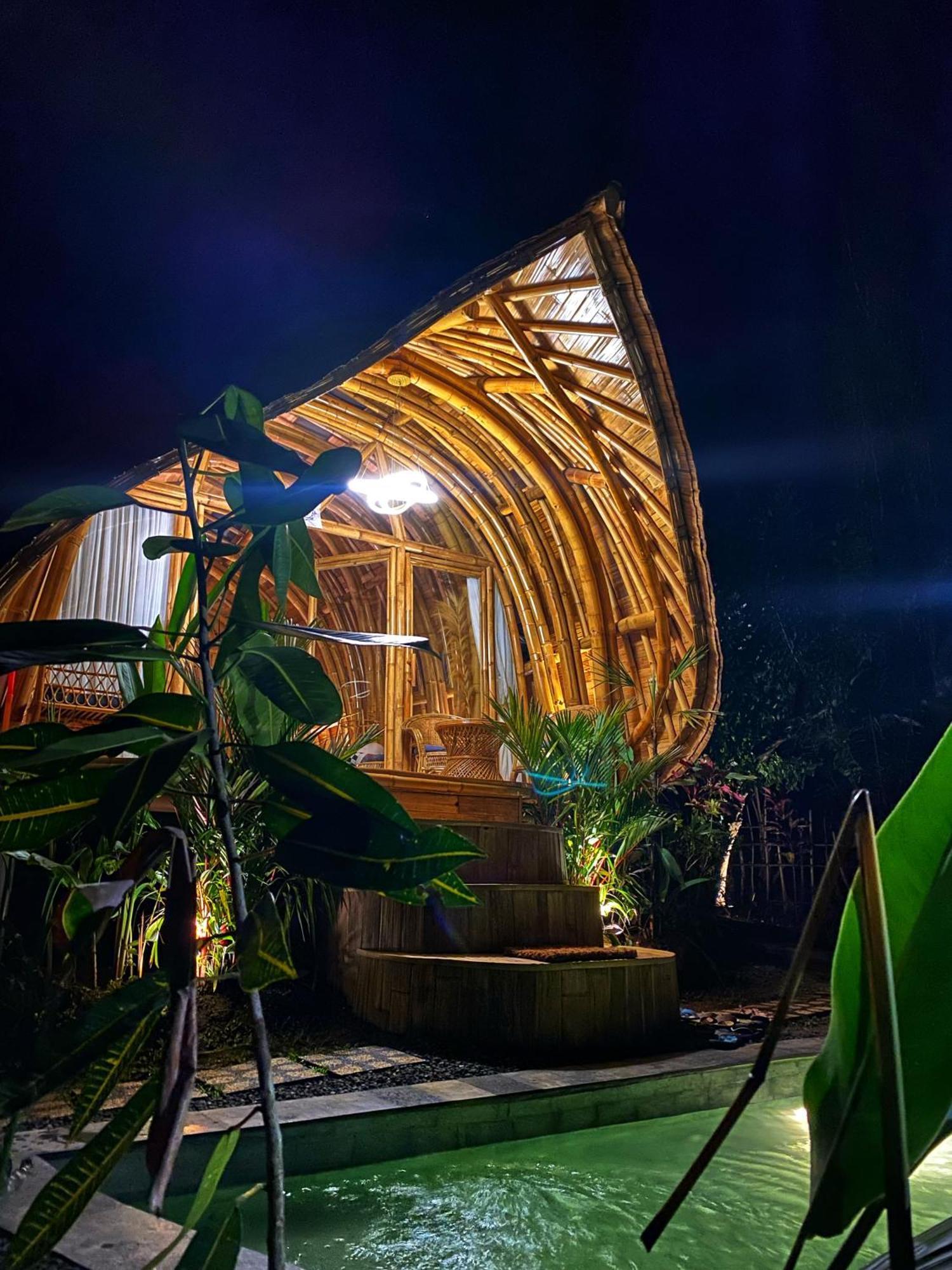 サイドメン Bamboo House - Ecobreezeヴィラ エクステリア 写真
