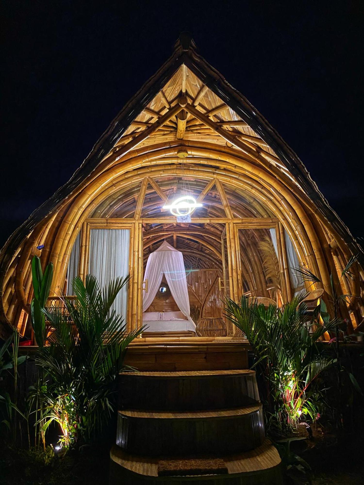 サイドメン Bamboo House - Ecobreezeヴィラ エクステリア 写真