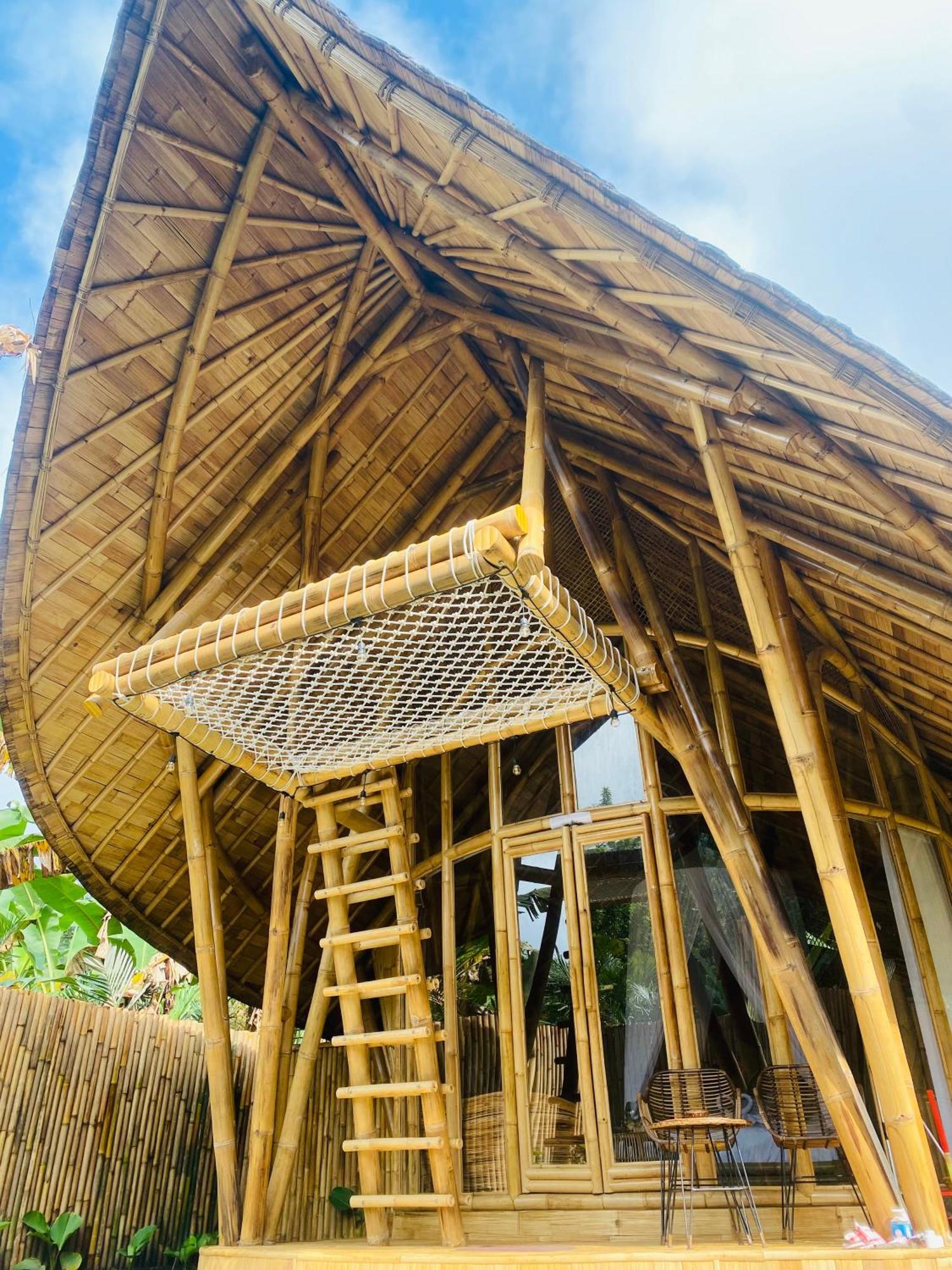 サイドメン Bamboo House - Ecobreezeヴィラ エクステリア 写真
