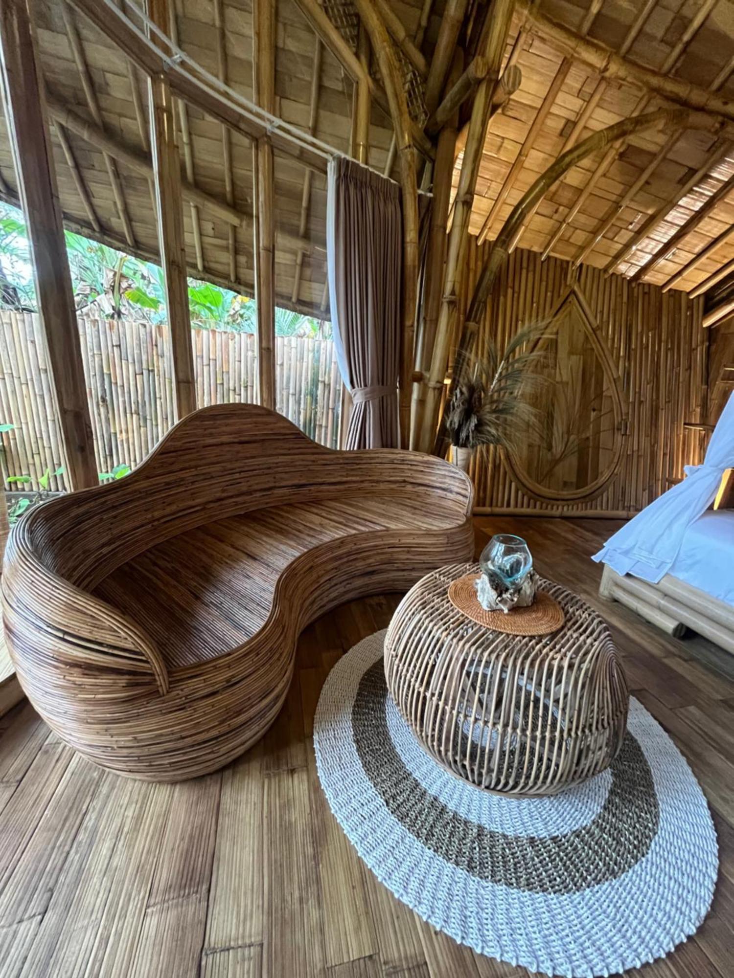 サイドメン Bamboo House - Ecobreezeヴィラ エクステリア 写真