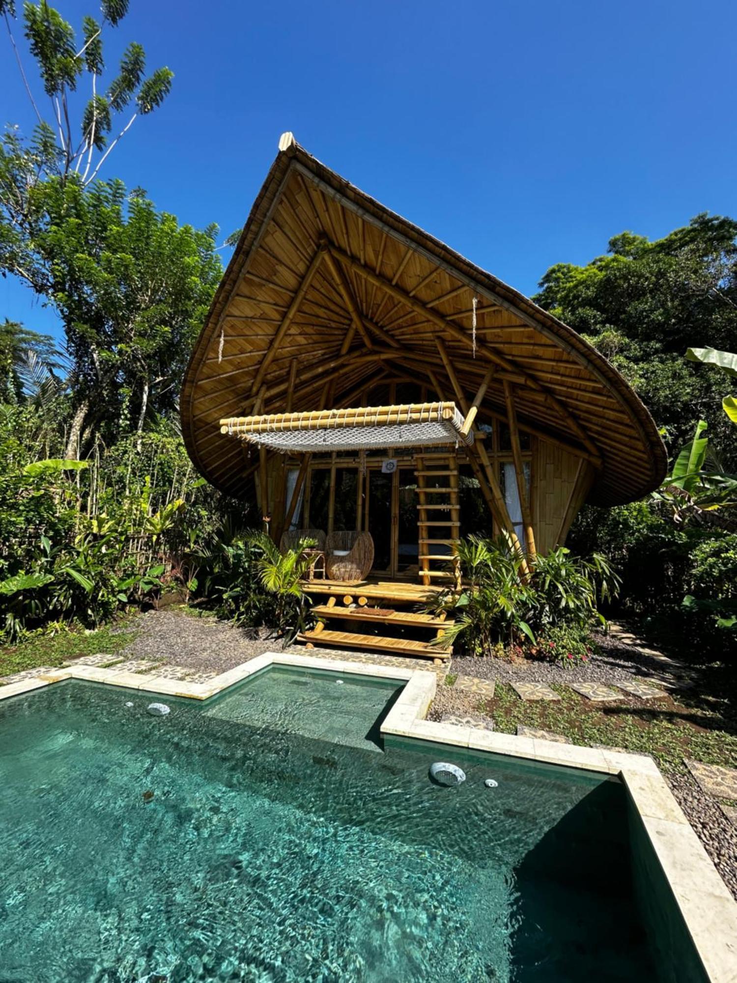 サイドメン Bamboo House - Ecobreezeヴィラ エクステリア 写真