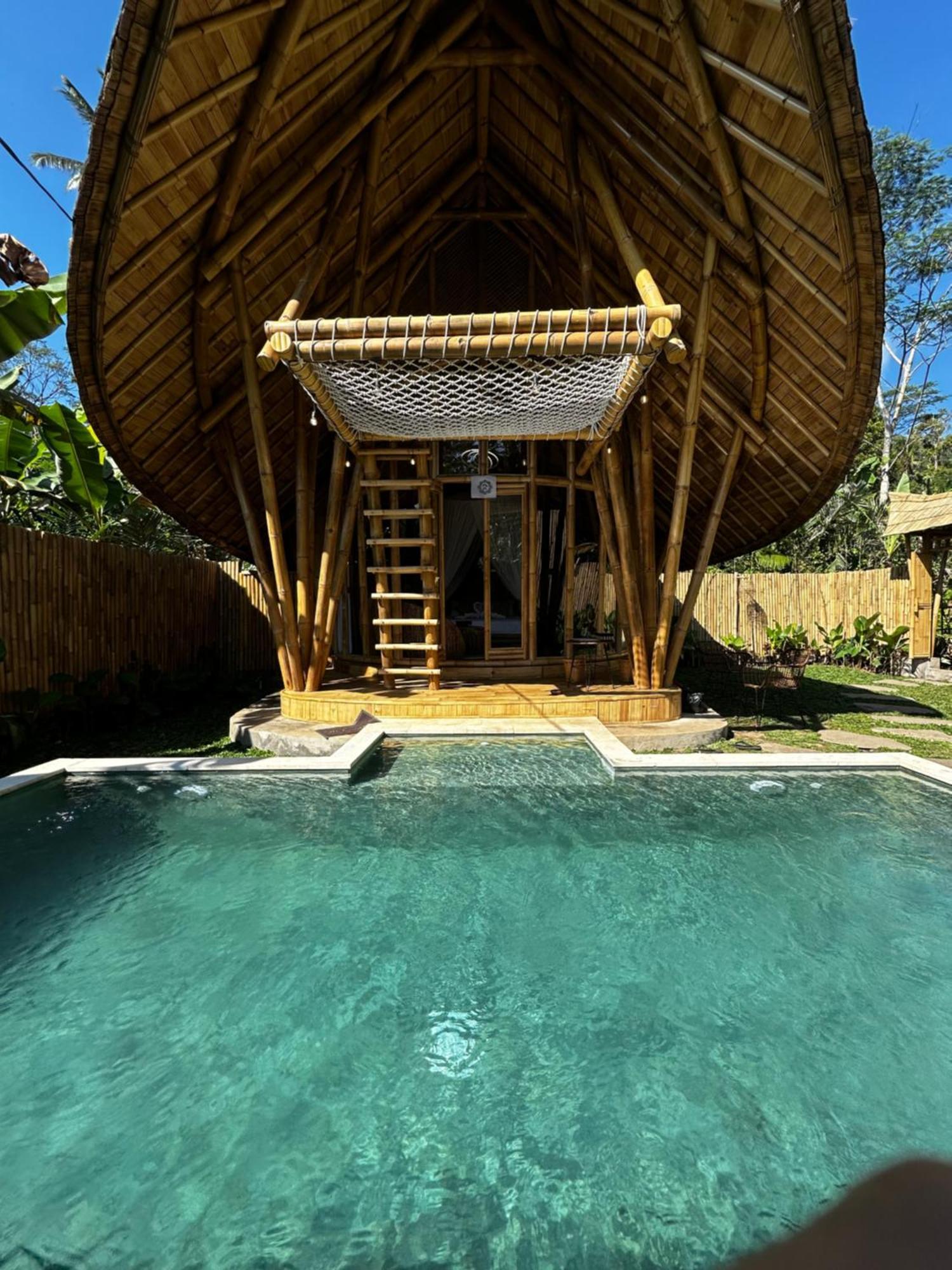 サイドメン Bamboo House - Ecobreezeヴィラ エクステリア 写真