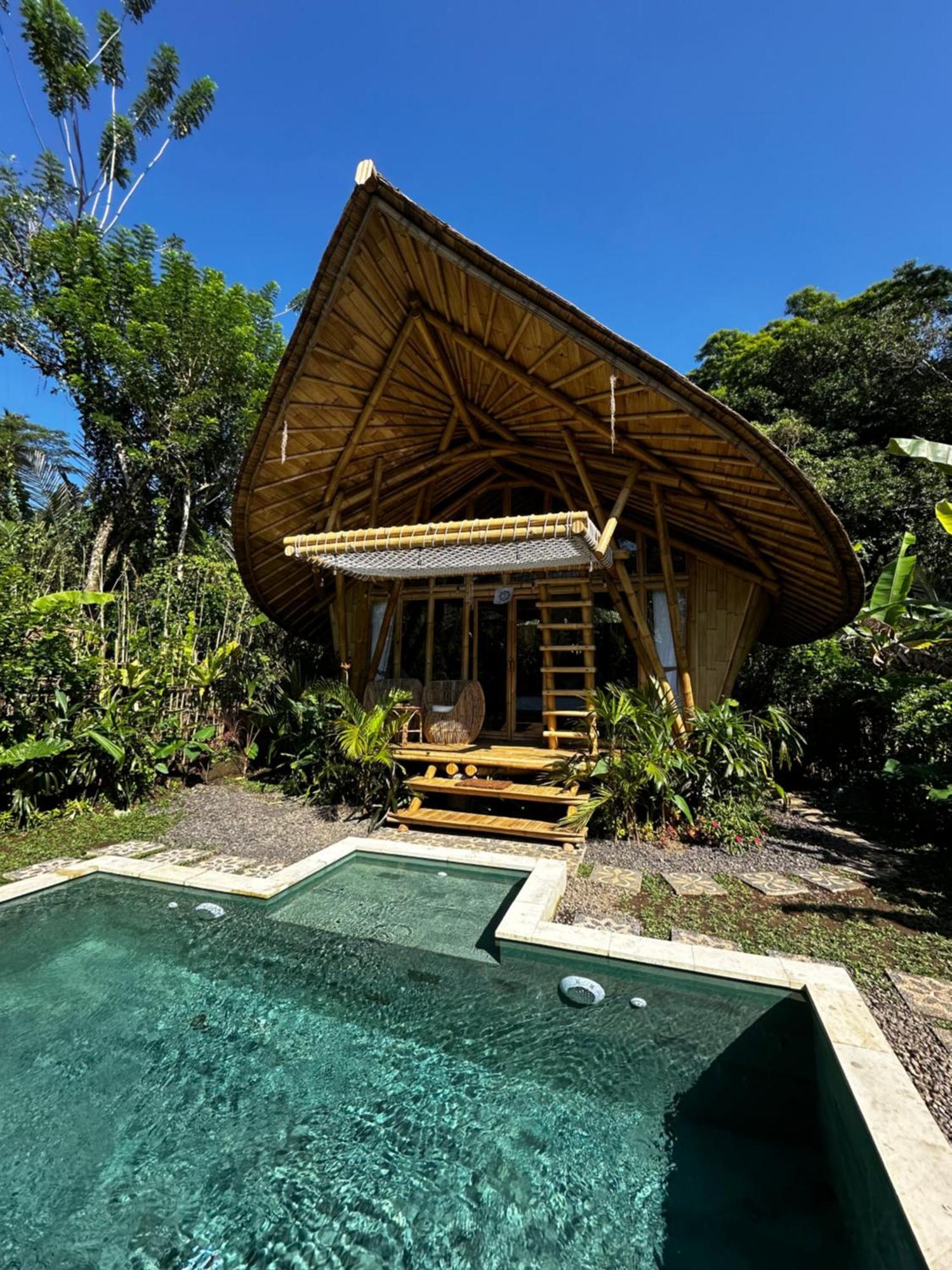 サイドメン Bamboo House - Ecobreezeヴィラ エクステリア 写真