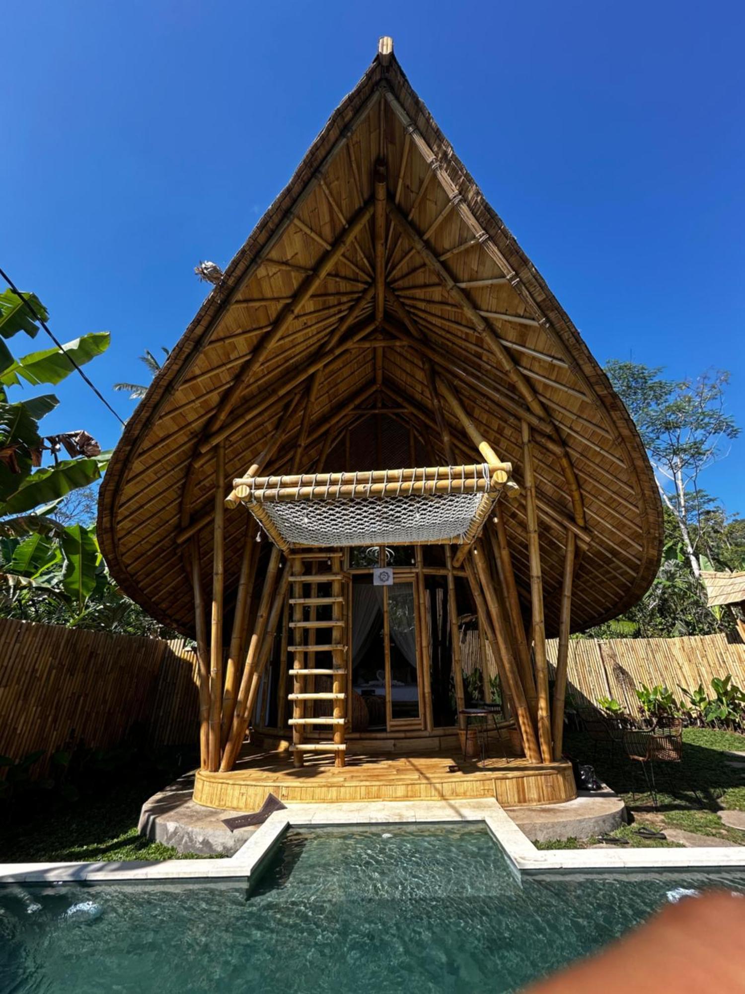 サイドメン Bamboo House - Ecobreezeヴィラ エクステリア 写真