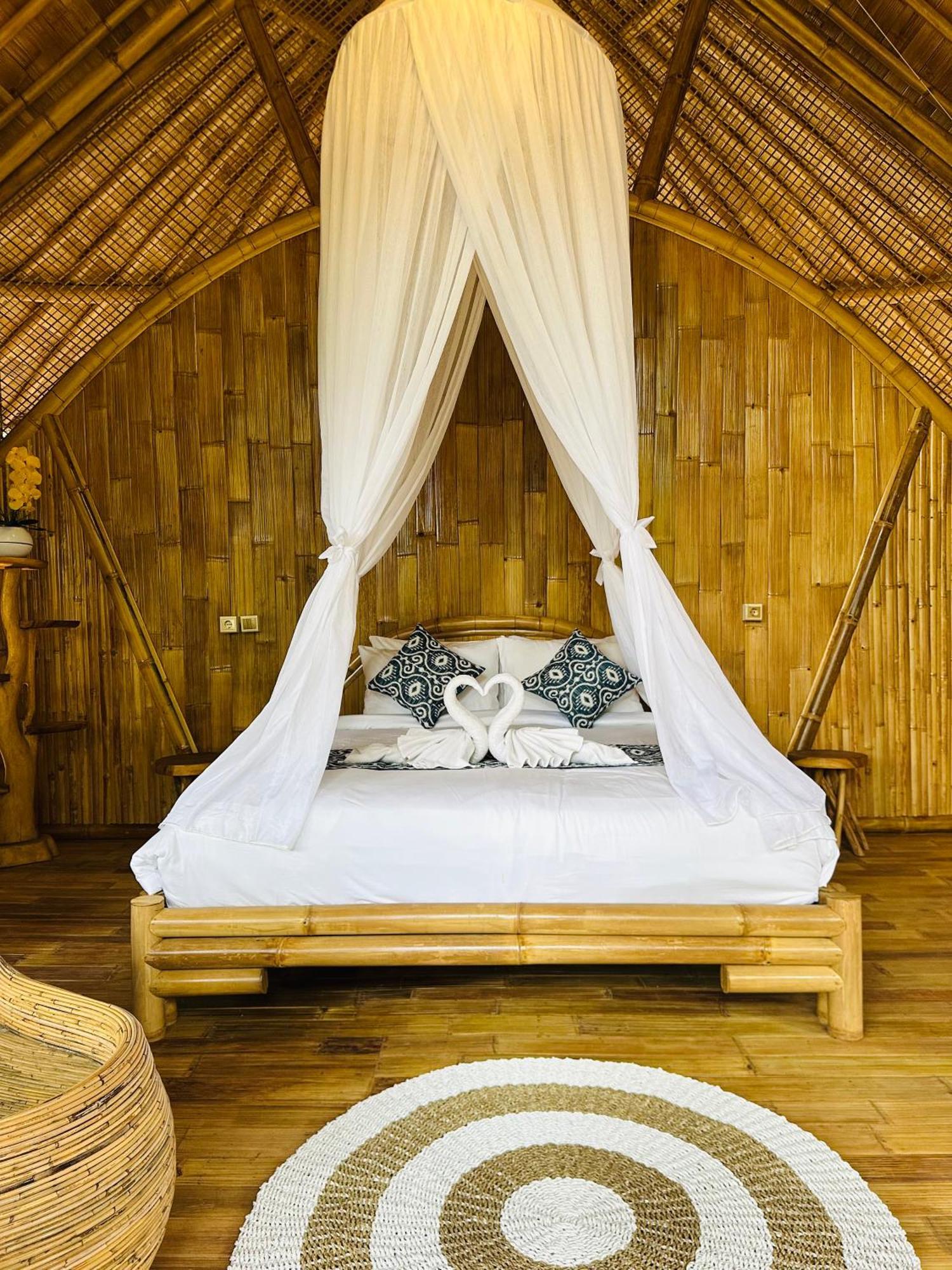サイドメン Bamboo House - Ecobreezeヴィラ エクステリア 写真