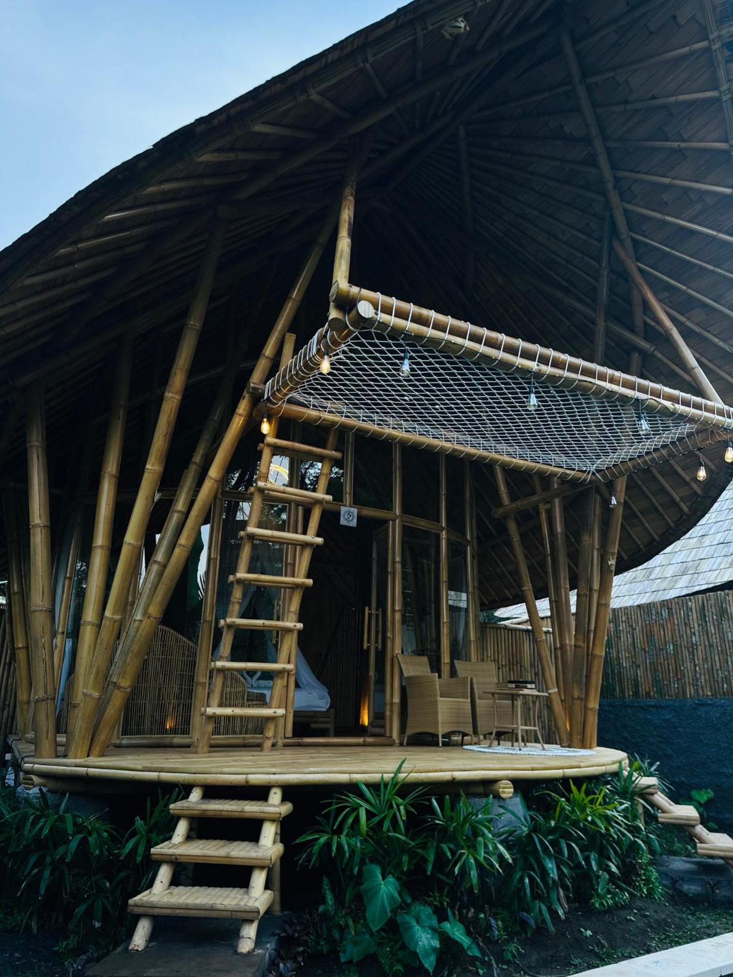 サイドメン Bamboo House - Ecobreezeヴィラ エクステリア 写真