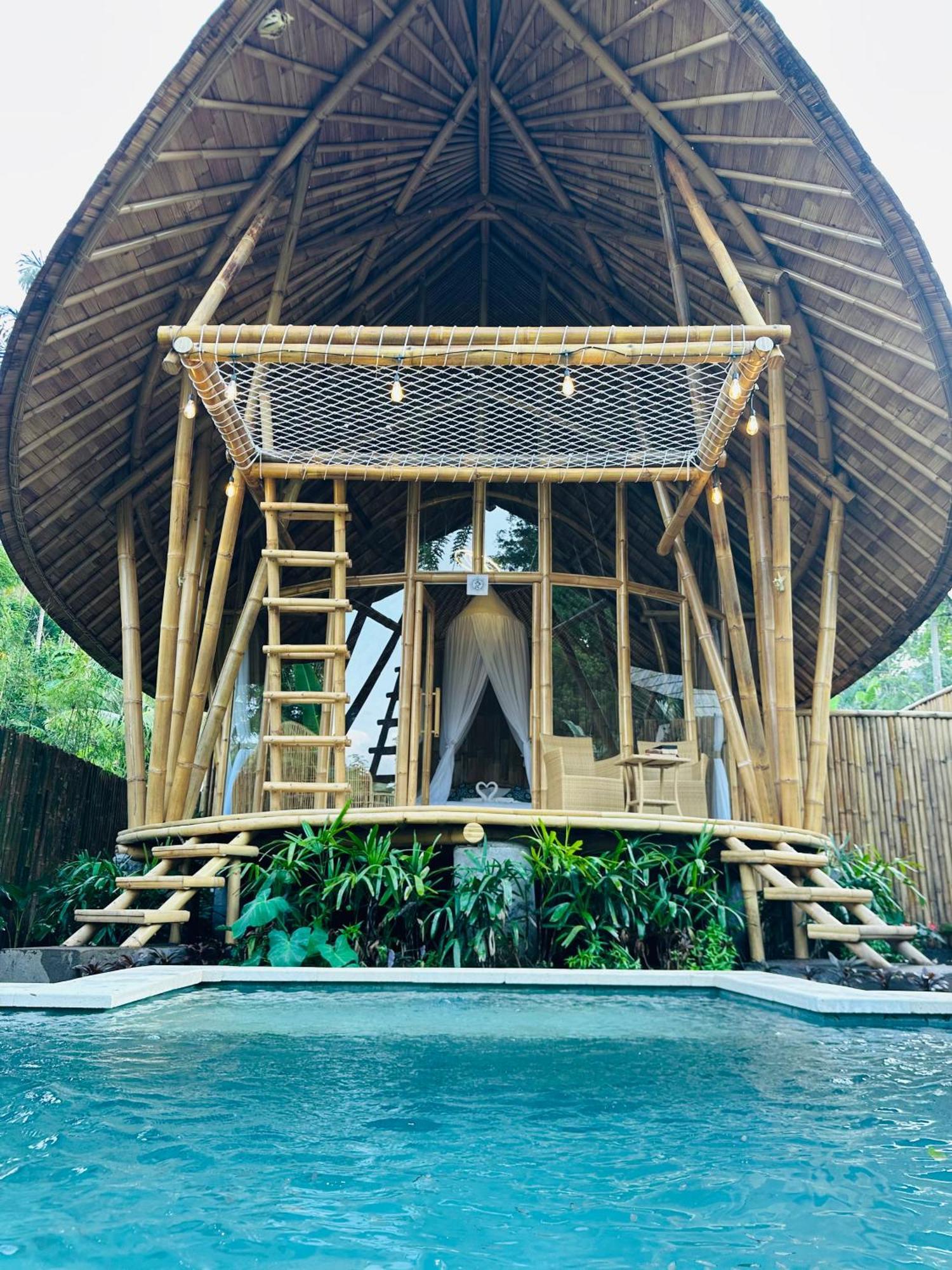 サイドメン Bamboo House - Ecobreezeヴィラ エクステリア 写真