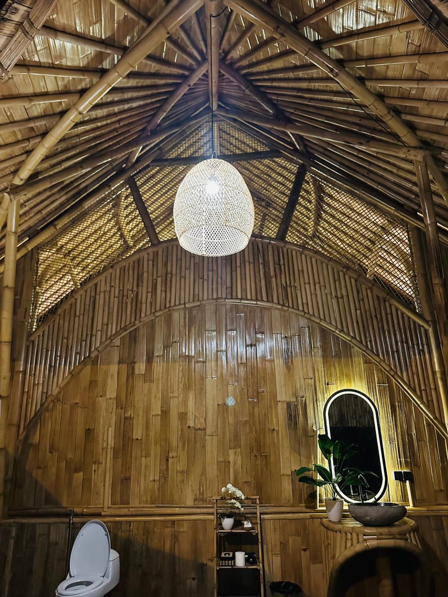 サイドメン Bamboo House - Ecobreezeヴィラ エクステリア 写真