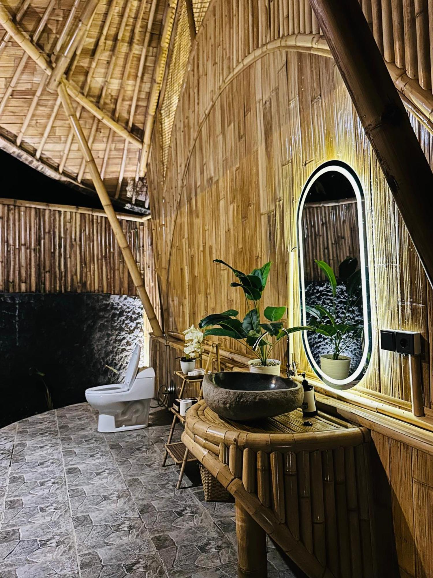 サイドメン Bamboo House - Ecobreezeヴィラ エクステリア 写真