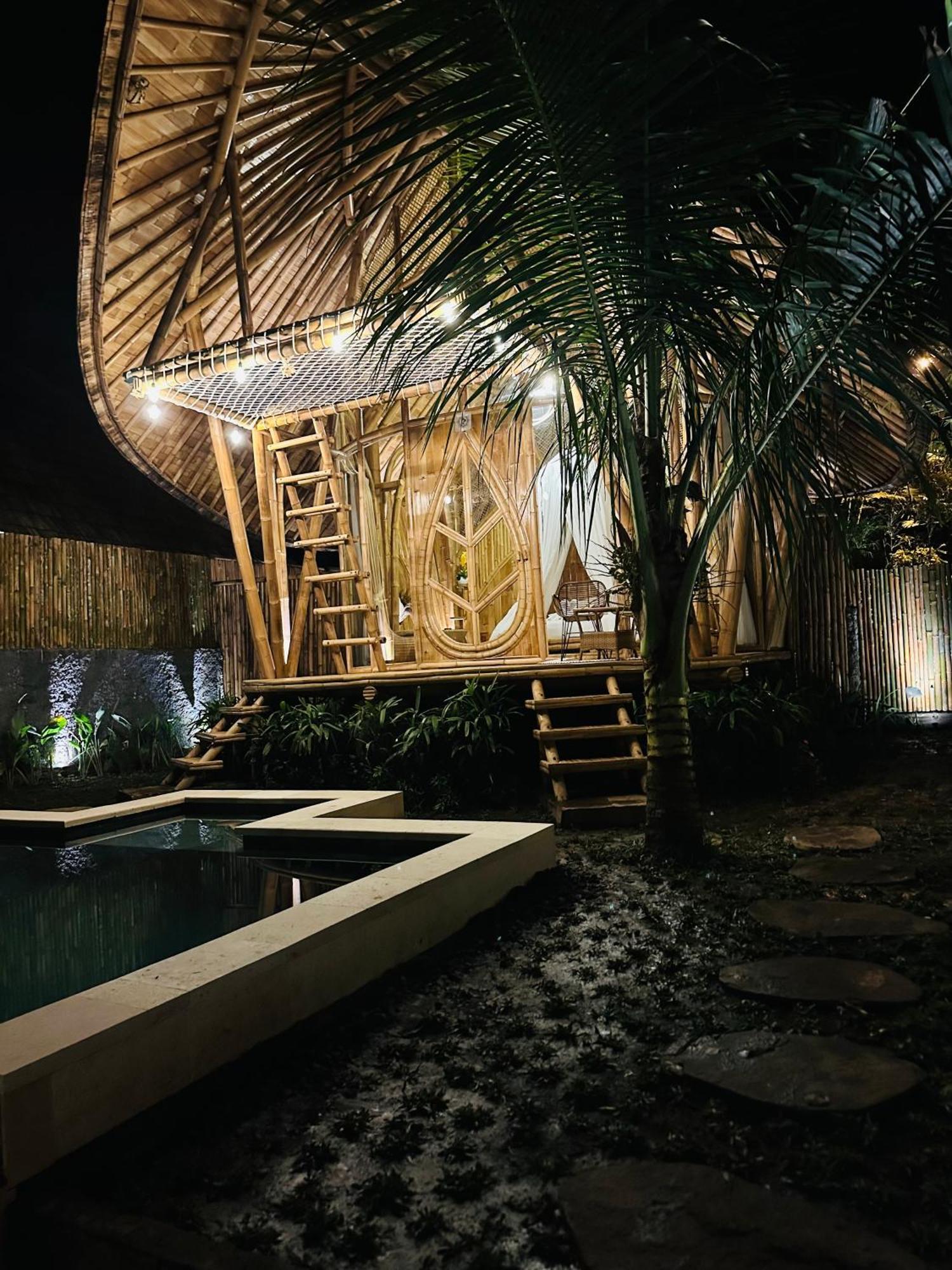 サイドメン Bamboo House - Ecobreezeヴィラ エクステリア 写真