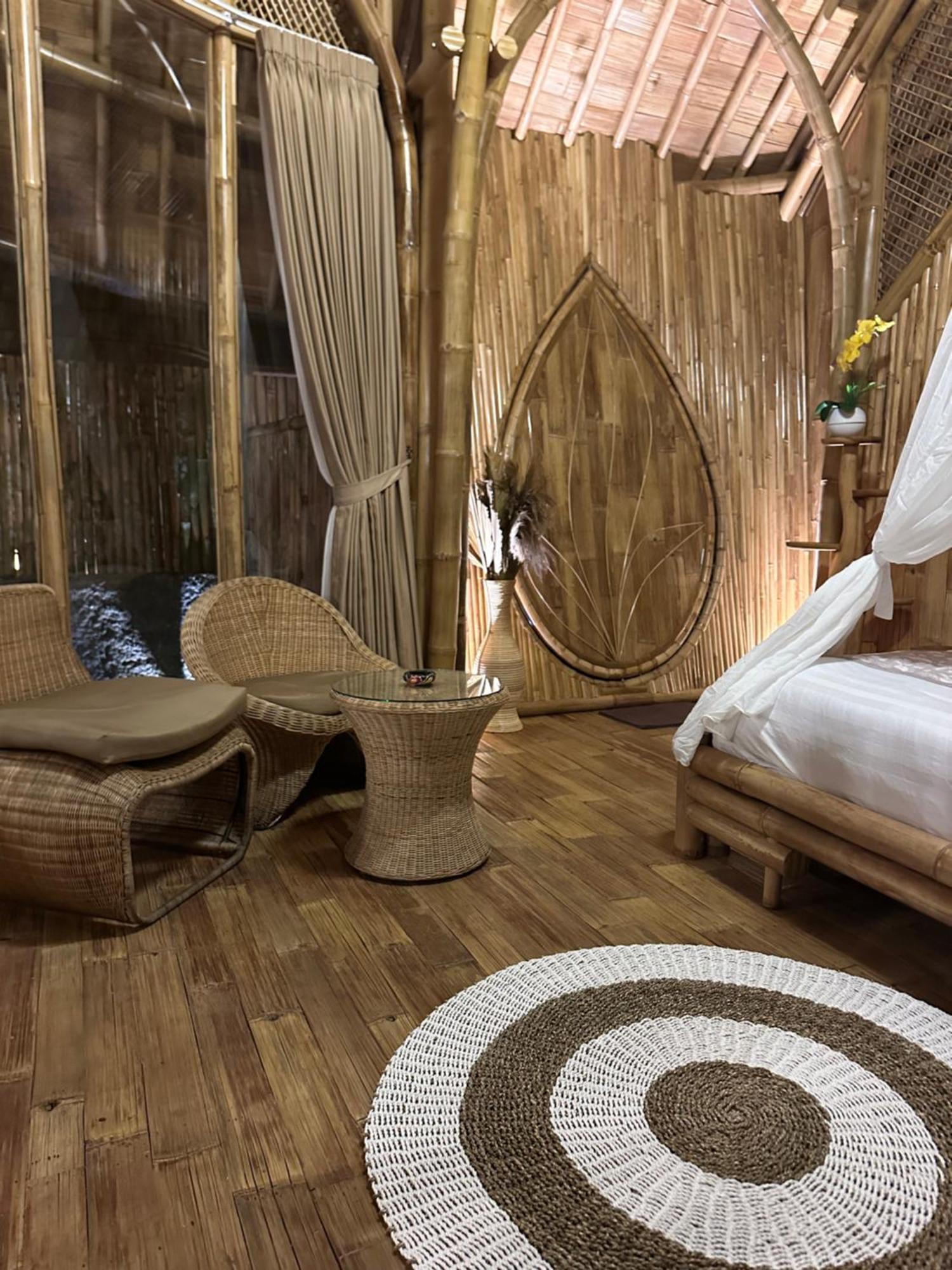 サイドメン Bamboo House - Ecobreezeヴィラ エクステリア 写真